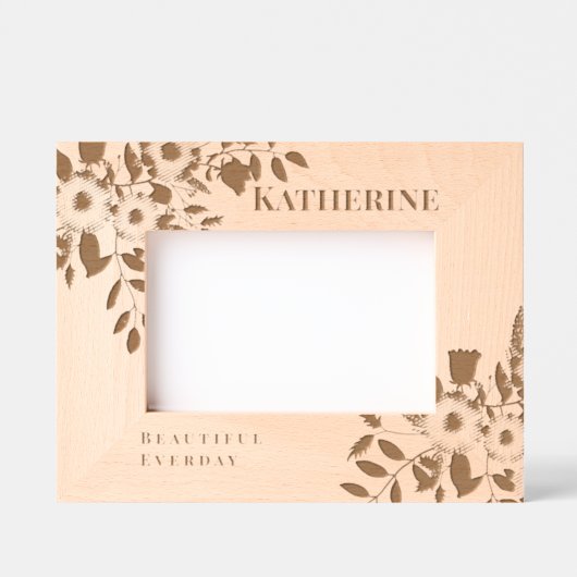 Cadre floral romantique (Recto)