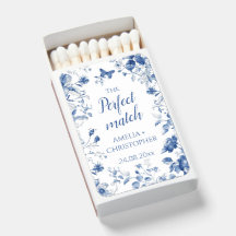 Cadre floral vintage bleu The Perfect Match Floral