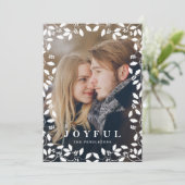 Cadre Holly | Carte photo de vacances (Debout devant)