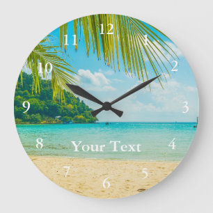 Cadre Horloge Murale avec Texte et Photo Personnal