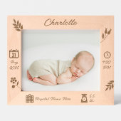 Cadre mémoire bébé fille | Horizontal | DP7
