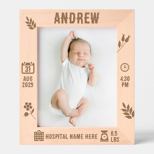 Cadre mémoire bébé personnalisé | DP7