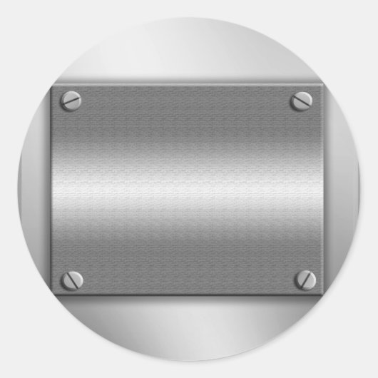 Cadre métallique avec vis Stickers (Devant)