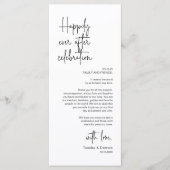 Cadre moderne Cadre Dîner Carte de remerciements (Devant)