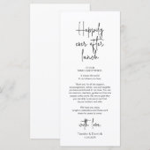 Cadre moderne Cadre Dîner Carte de remerciements (Devant / Derrière)