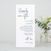 Cadre moderne Cadre Dîner Carte de remerciements (Debout devant)