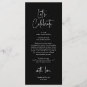 Cadre moderne Cadre Dîner Carte de remerciements (Devant)