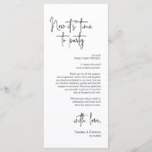 Cadre moderne Cadre Dîner Carte de remerciements (Devant)