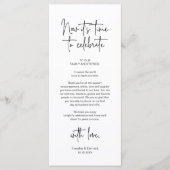 Cadre moderne Cadre Dîner Carte de remerciements (Devant)