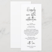 Cadre moderne Cadre Dîner Carte de remerciements (Devant / Derrière)