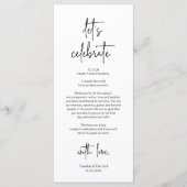 Cadre moderne Cadre Dîner Carte de remerciements (Devant)