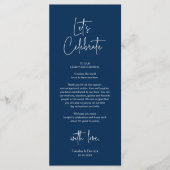 Cadre moderne Cadre Dîner Carte de remerciements (Devant)