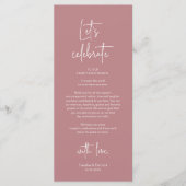 Cadre moderne Cadre Dîner Carte de remerciements (Devant)