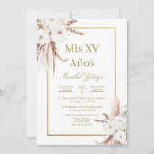 Cadre or Quinceanera invitation (Devant)