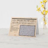 Cadre personnalisable de carte de voeux de journal (Fleur jaune)