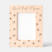 Cadre personnalisé "Best Cat Mom" (Recto)