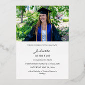 Cadre photo 2 Faire-part de graduation à l'huile (Verso)