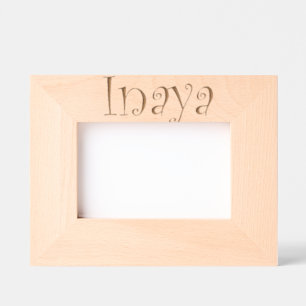 Cadre Photo à Poser "Inaya" – Cadeau nouveau né