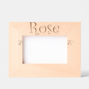Cadre Photo à Poser "Rose" – Cadeau nouveau né