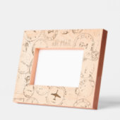 Cadre photo ajusté de conception des timbres de pa (Gauche)