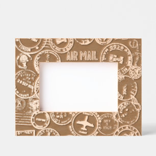 Cadre photo ajusté de conception des timbres de pa