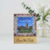 Cadre photo Cathédrale Carte de rappel de date (Debout devant)