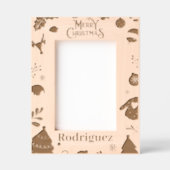 Cadre photo de Noël personnalisé (Recto)