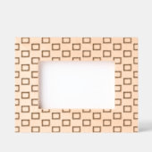 Cadre photo de rectangles modernes gravés au laser (Recto)