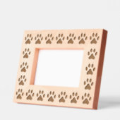 Cadre photo Empreinte de patte de chien en bois 6" (Gauche)