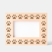 Cadre photo Empreinte de patte de chien en bois 6" (Recto)
