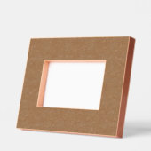 Cadre photo en bois sur mesure - Sable chaud (Gauche)