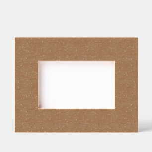 Cadre photo en bois sur mesure - Sable chaud