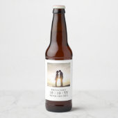 Cadre photo | Enregistrer La Date | Étiquette de b (Devant)