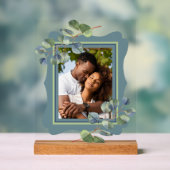Cadre photo Eucalyptus Deco Bleu (Neutre)
