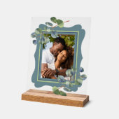 Cadre photo Eucalyptus Deco Bleu (Angle)