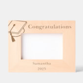 Cadre photo gravé personnalisé (Recto)