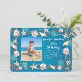 Cadre photo Invitation Sea Life (Debout devant)