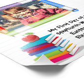 Cadre photo personnalisé de l'école pour enfants (Coin)