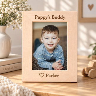 Cadre photo personnalisé de Pappy's Buddy