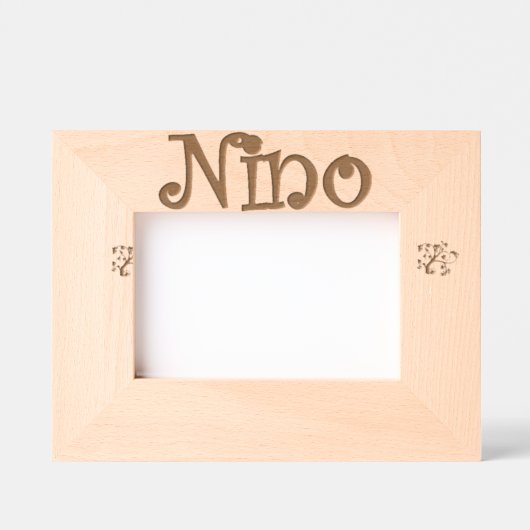 Cadre photo personnalisé Nino / Custom Photo frame (Recto)