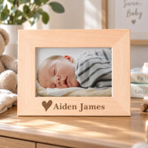 Cadre photo personnalisé pour bébé