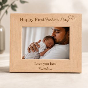 Cadre photo personnalisé pour la première fête des