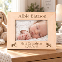 Cadre photo personnalisé pour le premier petit-fil