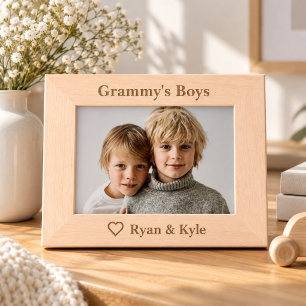 Cadre photo personnalisé pour les garçons de Gramm