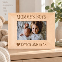 Cadre Photo Personnalisé pour les Garçons de Maman