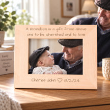 Cadre photo personnalisé pour petit-fils