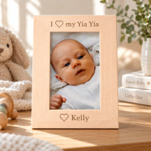 Cadre photo personnalisé pour Yia Yia
