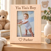 Cadre photo personnalisé pour Yia Yia
