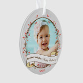 Cadre photo romantique 2ème anniversaire heureux (devant)