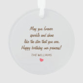 Cadre photo romantique 2ème anniversaire heureux (dos)